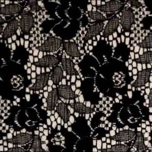 Elegant Black and White Lace Home Accent